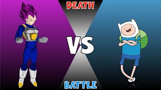 Ultra Ego Vegeta vs. Finn The Human | Death Battle