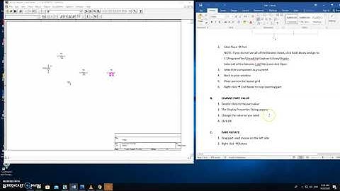 ORCAD 9 2 DRAW THE CIRCUIT