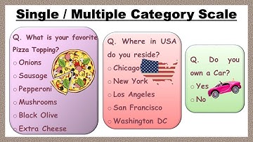 Multiple Category Scale | मल्टीप्ल केटिगरी स्केल | Quickest and Easiest Explanation in Hindi