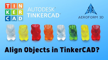 TinkerCAD Tutorial, Aligning Objects.
