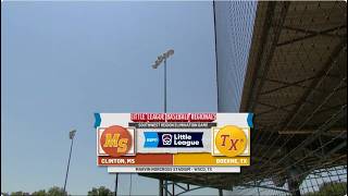 Clinton, MS vs Boerne, TX | 8-8-2026 | Little League World Series