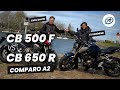 Honda cb 650 r a2 vs honda cb 500 f  comparo 2022