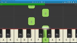 002-Steps and Skips for Left Hand (page 77) piano roll