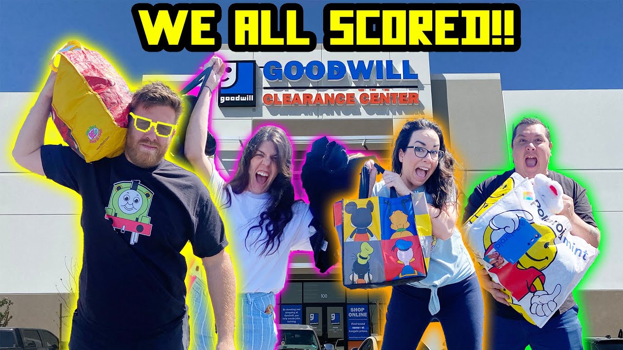 Las Vegas Goodwill Bins Five Bags Full! YouTube