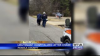 Sheriff's deputy hospitalized after chase in Panola County