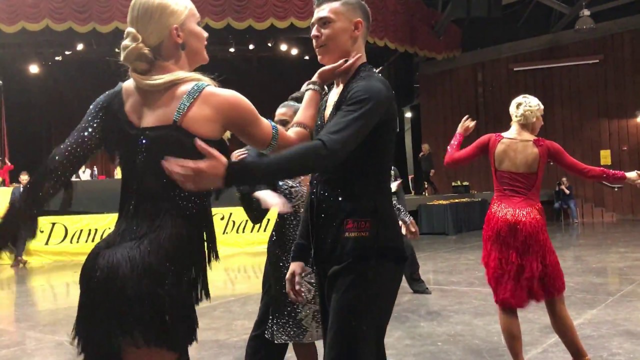 UTAH DANCESPORT CHAMPIONSHIP RUMBA EZRA SOSA AND BRYNLEY ARNOLD IMG