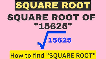 Square root | how to find square root | square root of 15625 #mathtricks #squareroot #maths