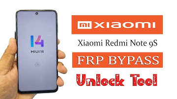 Xiaomi Redmi Note 9S (M2003J6A1G) FRP Bypass Unlock tool