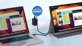 Connect to laptop with HDMI to mini HDMI cable
