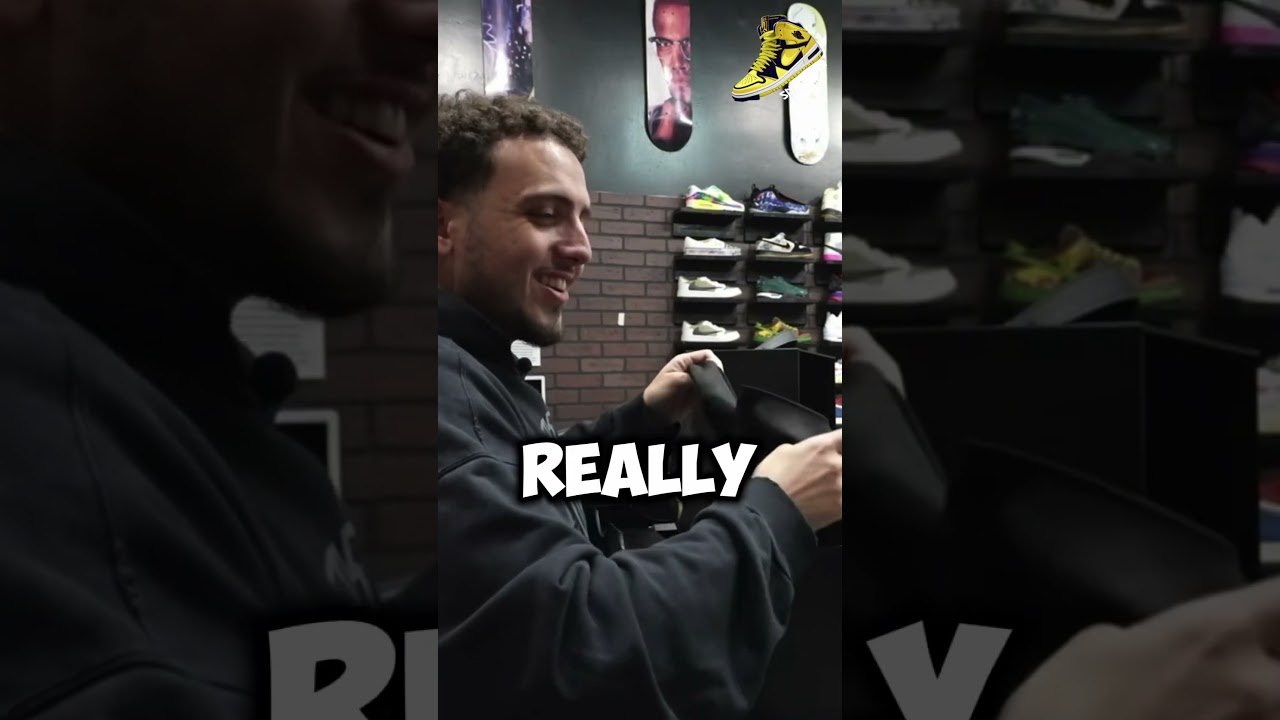 THESE CRAZY SNEAKERS WERE GOING FOR NOTHING 