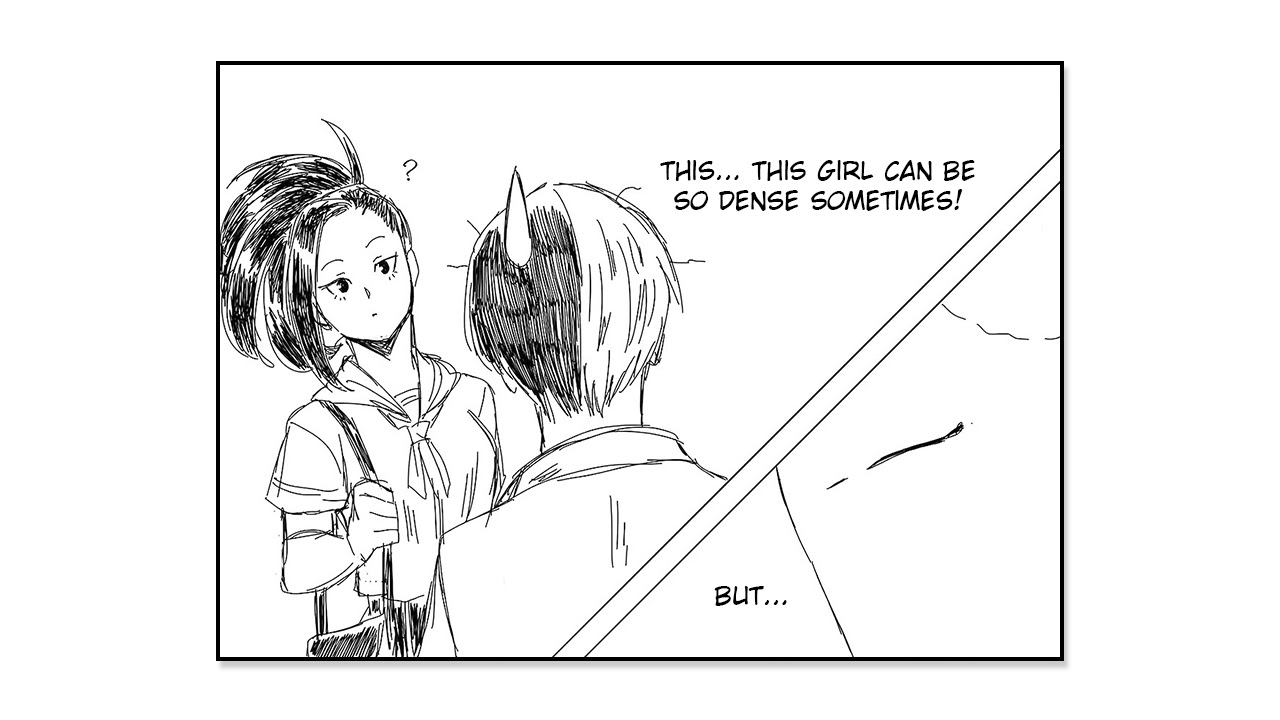 Shouto Todoroki x Momo Yaoyorozu doujinshi - That was sly Todoroki