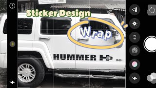 HUMMER H3 Vinyl Sticker wrap