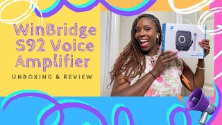 WinBridge S92 Voice Amplifier Unboxing and Review