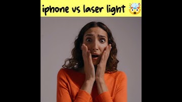 iphone vs laser light 🤯||#shorts