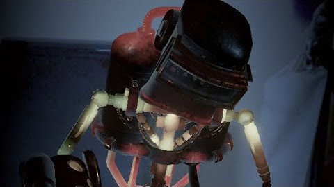 FNAF AR-FLAMETHROWER ENDOSKELETON WITH 8-BIT BABY CPU DEFEATED!!! FNAF AR SPECIAL DELIVERY