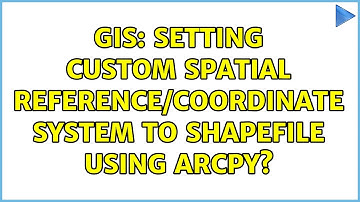 GIS: Setting custom spatial reference/coordinate system to shapefile using ArcPy? (2 Solutions!!)