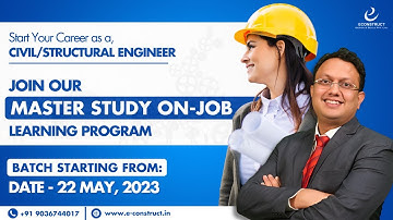 Join Our Master Study ON-JOB Learning Program | Batch Starting from 22 May, 2023