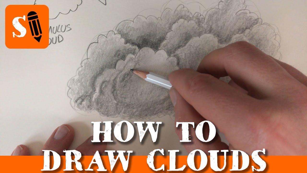 How to Draw Perfect Luminous Clouds with Graphite Pencils  EmptyEaselcom