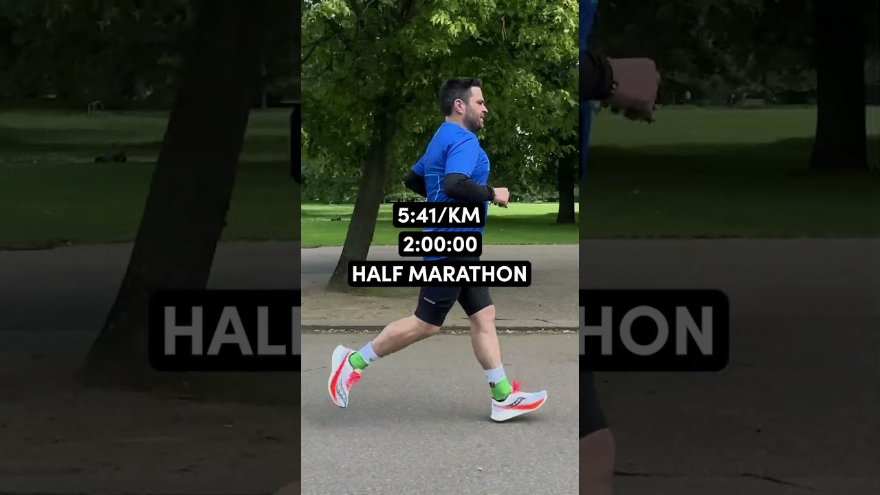Half Marathon Paces In Real Time Running Training