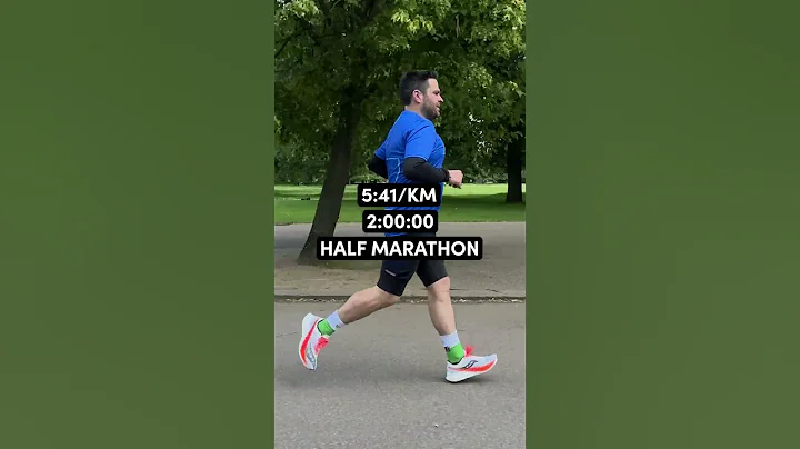 Half Marathon Paces in Real Time #running #training