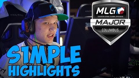 "S1MPLE" Highlights @ MLG COLUMBUS 2016 | CSGO