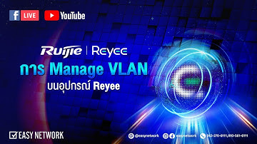 🔴 Easy Live : การ Manage VLAN บนอถปกรณ์ Reyee 🔴