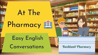 At The Pharmacy Learn Basic English For Medicine Health