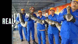 Biggest Snakes in the World!  Real & Fake 🐍