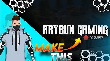 How to Make Gaming 🔴 Live Stream Thumbnail on Android || PUBG Thumbnail || Free Fire Thumbnail