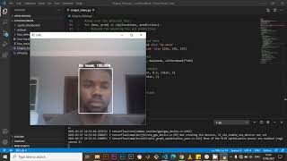 Face mask Detection as an IoT & Computer Vision Intern at The Sparks Foundation