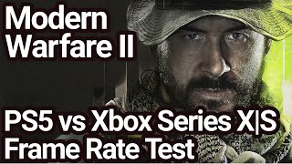 Call of Duty Modern Warfare 2 PS5 vs Xbox Series X|S Frame Rate Comparison