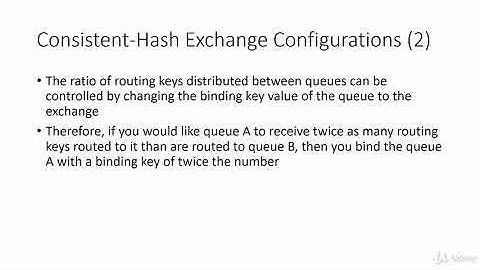 Consistent Hash Exchange Plugin