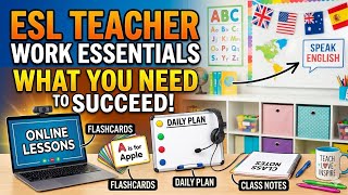 Work From Home Essentials | ESL Teacher