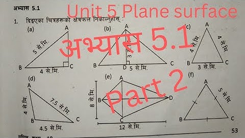 Exercise 5.1 (Plane surface) part 2