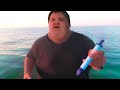 He tried chugging the ocean