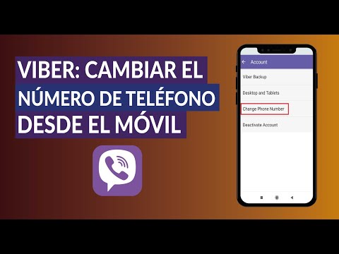 Viber: Editar o Cambiar el Número de Teléfono Desde el Celular o Móvil