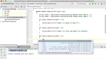 10. Comparing Strings in Java