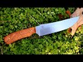 Beginner knife making making a bushcraft knife