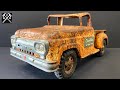 Tonka Truck Custom Restoration - Texas A&amp;M Tribute Gig Em Aggies! - Oddly Satisfying Toy Restoration