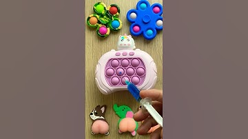 Popit Fidget Injection! #satisfying #squishy #popit #machine #shorts