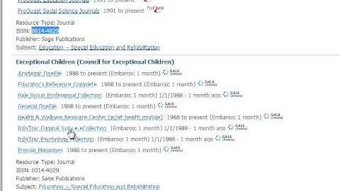 How to Find an e-Journal: A-Z Publications List