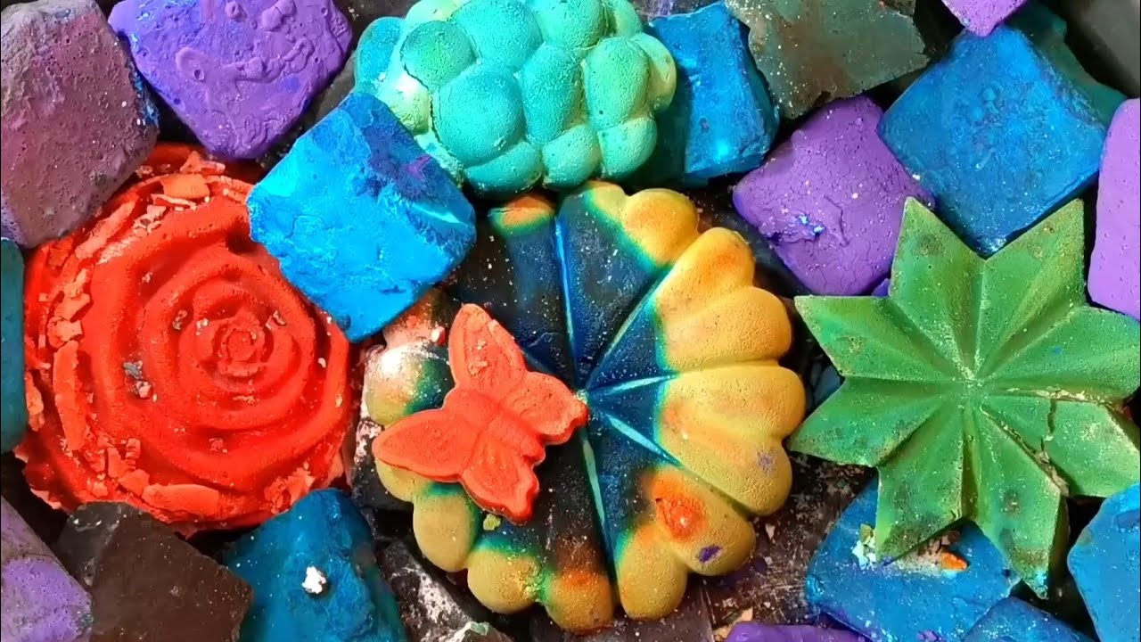 Vibrant pasted blocks & soft assorted reforms ASMR 