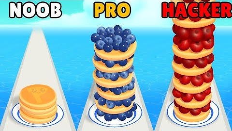 Pancake Run - All Levels Gameplay Walkthrough Android, iOS ( New Update ) - Part 1 ( Levels 1-15 )
