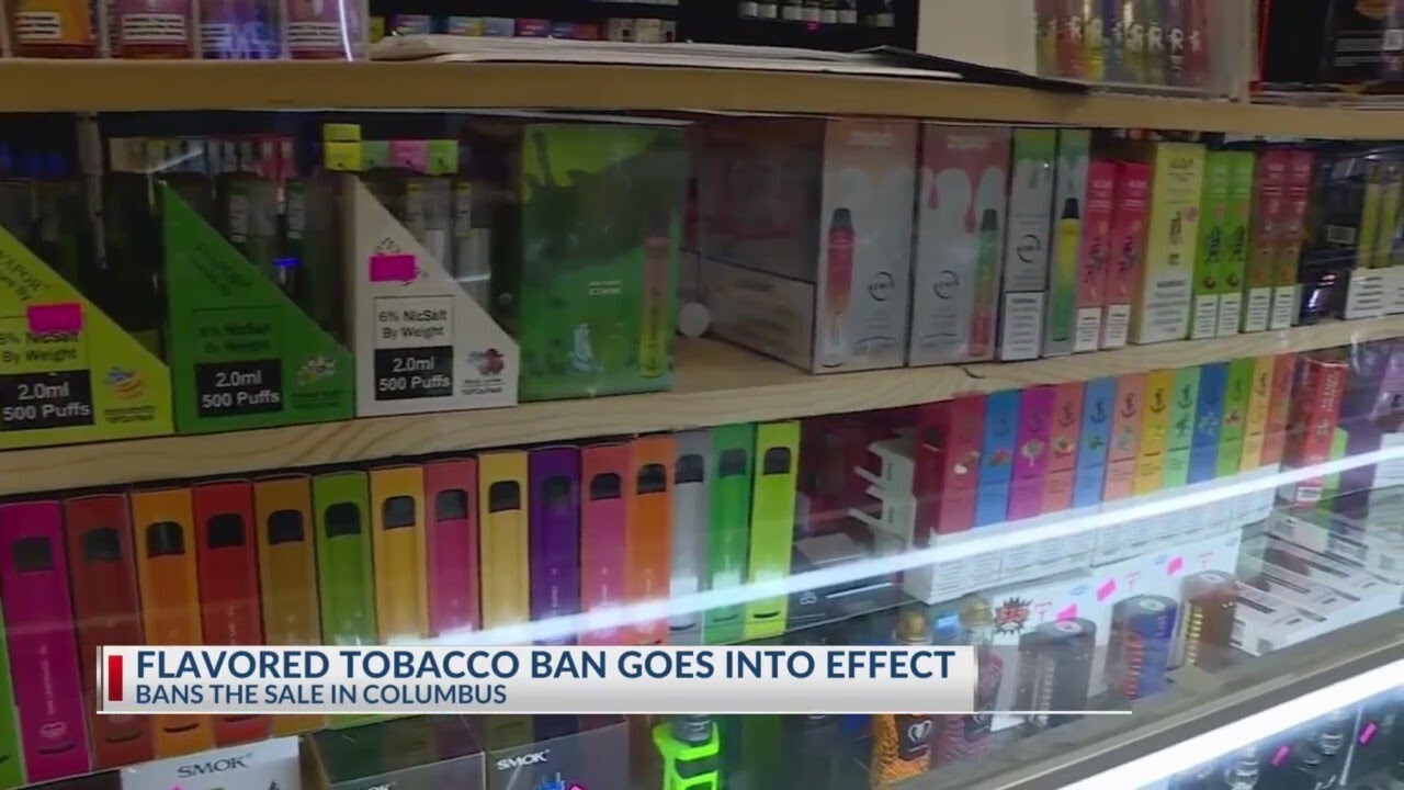 Flavored tobacco bans take effect in Columbus, other central Ohio cities Flavored tobacco bans take effect in Columbus, other central Ohio cities