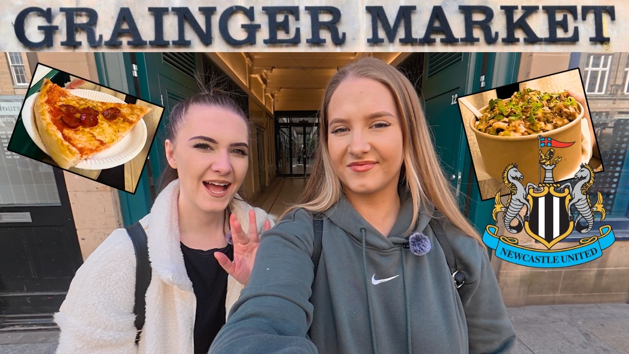 Grainger Market Newcastle FOOD VLOG - Toon Army! - YouTube