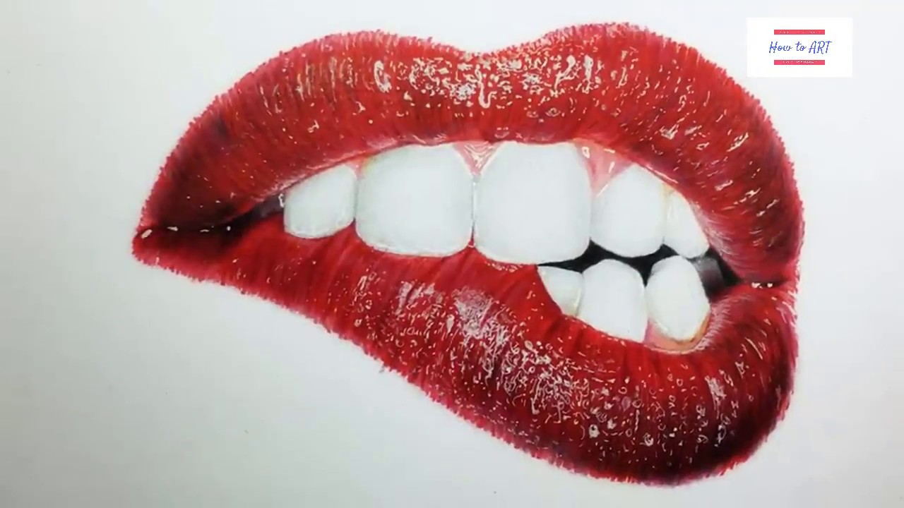 How To Make Realistic Lips In Illustrator - |How to Art|