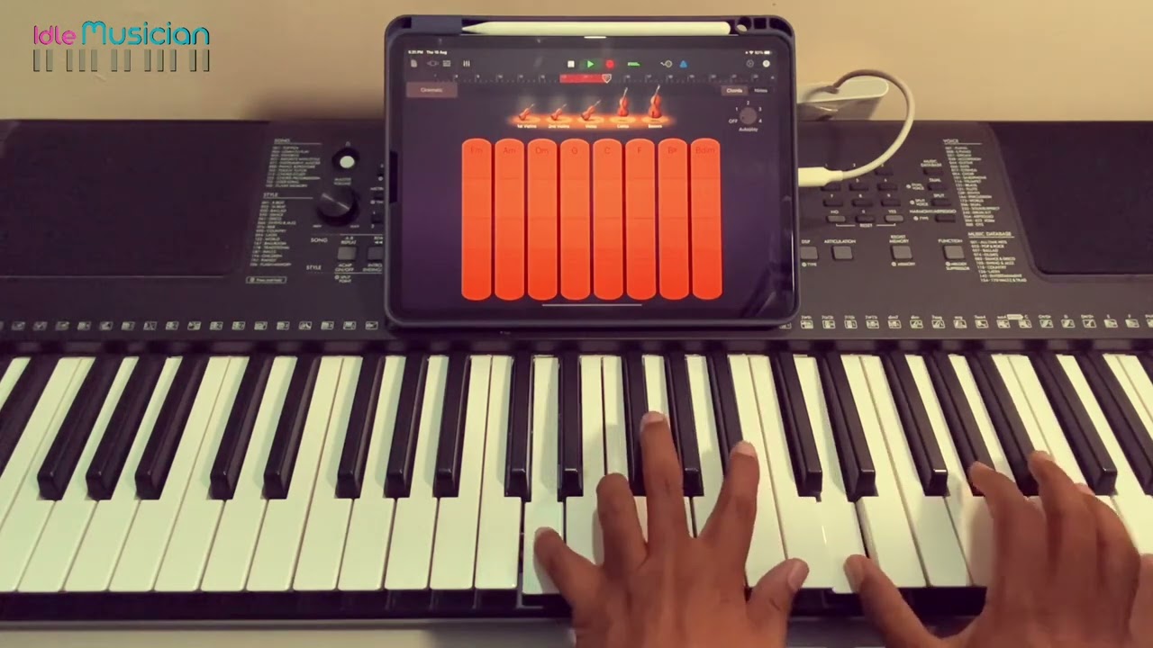 Simple composing on ipad -Idle Musician