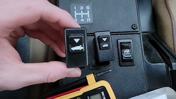 Super quick way to replace trunk switch in 3rd gen Camaro