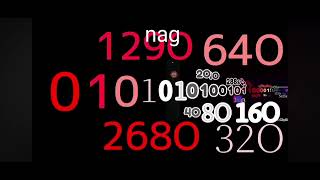 Binary numbers extended ^ 33