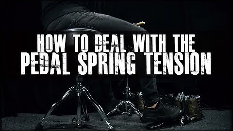 How To Deal With The Tension Of The Pedal Spring - James Payne